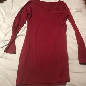 Long sleeve T-shirt dress